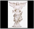 Large  Angel Statue with Banner - 41