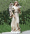 Angel with Dove and Lilies