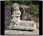 Angel Welcome Stone