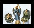 Set of 3 Angel Figurines