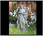 Peaceful Angel Bird Feeder Statue