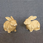 Cast Iron Bunny Rabbits