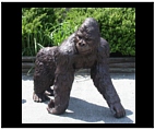 Knuckle Walking Gorilla Sculpture