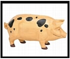 Mr. Pig The Piggy Bank in Country Finish