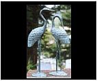 Metal Brass Crane Statues