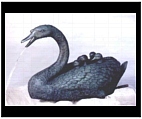 Bronze Swan Fountain Spitter