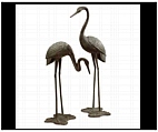 Elegant Garden Cranes Set