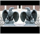 The American Eagle Sculpture - Right and Left Set