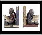 Reading Monkey Bookends