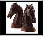 Equestrian Horse Head Bookends