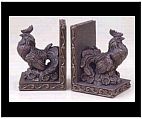 Rooster Bookends