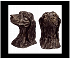 Cast Iron Golden Retriever Bookends