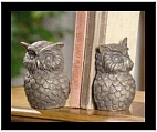 Cast Iron Owl Bookends