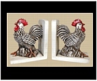 Rooster Themed Bookends