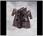 Graceful Horse Head Bookends