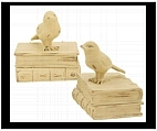 Sparrow Bird Bookends - Country Finish