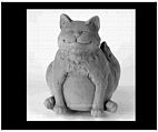 Happy Fat Cat Statue