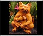 Gardener Cat Statue