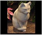 Concrete Cat Statue