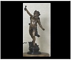 Bronze Cherub with Torch - Open Arms