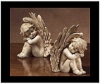 Sleeping Cherub Figurines