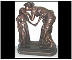 Bronze Mother Kissing Child