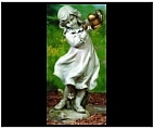 Little Gardener Girl Statue