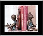 Brass Children Bookends