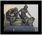 Lover's Kiss - Bronze Sculpture