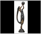 Bronze Sculpture of Art Deco Dancer with Ball