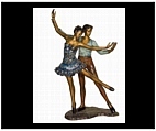 Dancing Ballet Couple Large Sculpture