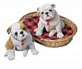 Fawn Bulldog Puppy Statue