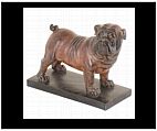 Standing Bulldog Desk Ornament