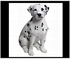 Black Dalmatian Figurine