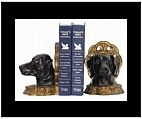 Black Lab Bookends