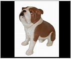 Large Bulldog Statue - Hand Painted