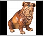 Large Indoor Bulldog Statue