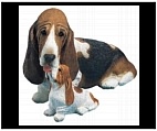 Basset Hound Figurine and Statue