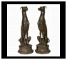 Bronze Dog Statues, Sculptures and Figurines