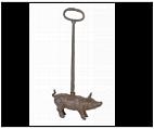 Pig Door Stop - Cast Iron