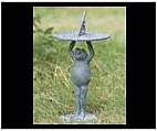 Frog Sundial Figurine