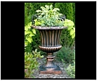 Large Fluted Garden Urn I