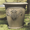 Pineapple Motif Planter, large cast stone garden planters