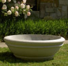 Earth's Simplicity Bowl Concrete Planter, Architectural Planters