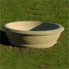 Contemporary Bowl Concrete Planter, Architectural Planters