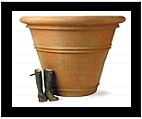 Large Rolled Rim Fiberglass Planter