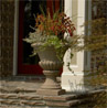 Large Tuscan Garden Urn, decorative concrete pots, decorative concrete urns, garden planters