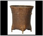 Bronze Basket Weaver Planter