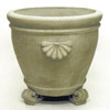 Large Patio Planter with Scroll Feet, Architectural Planters