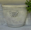 Large Chateau Half Planter, Concrete Patio Planters, Concrete planters, Courtyard planters